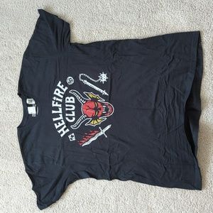 BNWT Black Hellfire Club Shirt